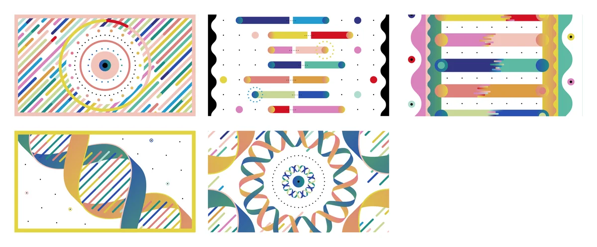 Style frames for Science Addicts, Unite